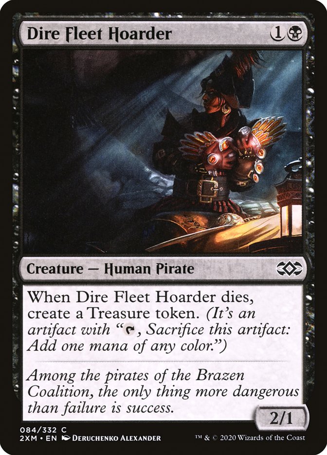 Dire Fleet Hoarder 84 (Double Masters)  - Foil | Good Games Adelaide SA