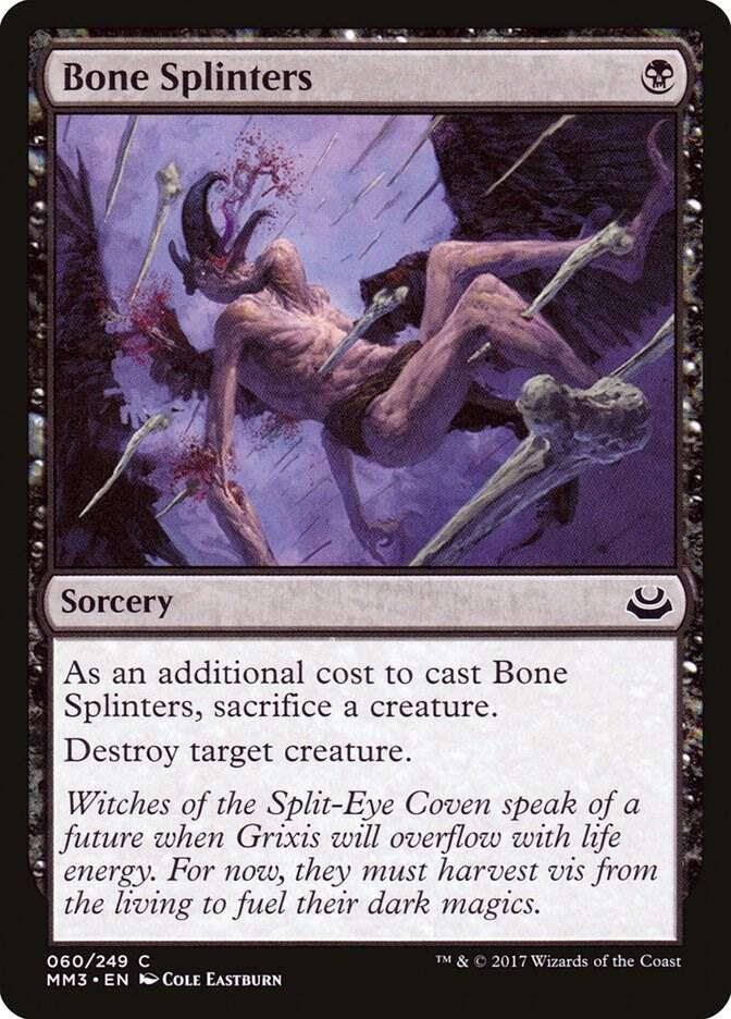 Bone Splinters 60 (Modern Masters 2017)  - Foil | Good Games Adelaide SA