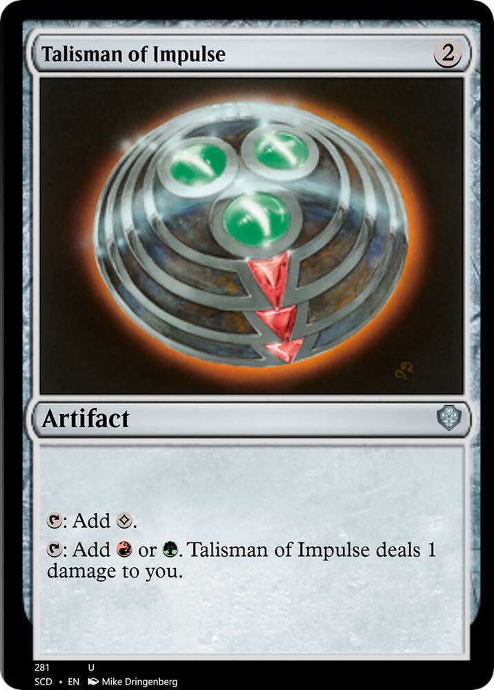 Talisman of Impulse 281 (Starter Commander Decks)  | Good Games Adelaide SA