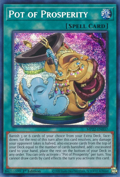 Pot of Prosperity [MP22-EN037] Prismatic Secret Rare | Good Games Adelaide SA