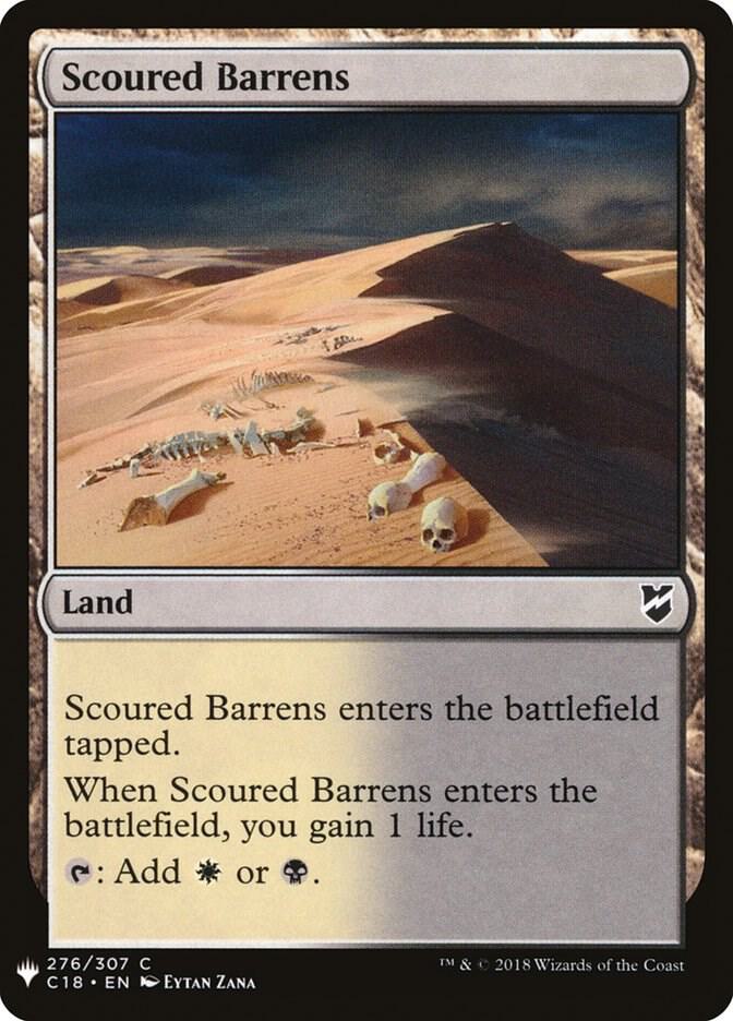 Scoured Barrens 276 (The List Reprints)  | Good Games Adelaide SA