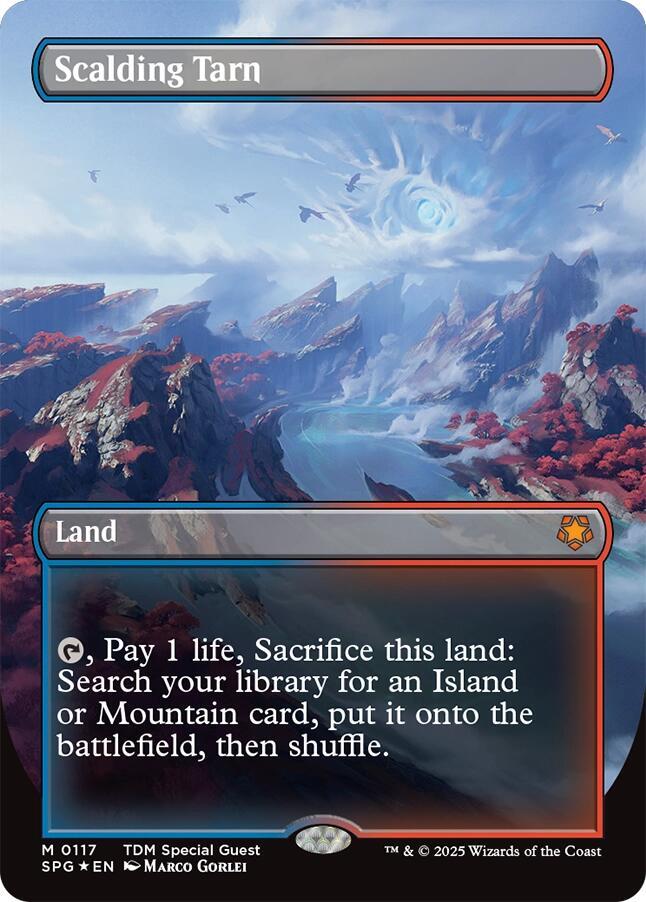 Scalding Tarn Borderless Dragonscale Foil 117 (Special Guests)  - Foil | Good Games Adelaide SA