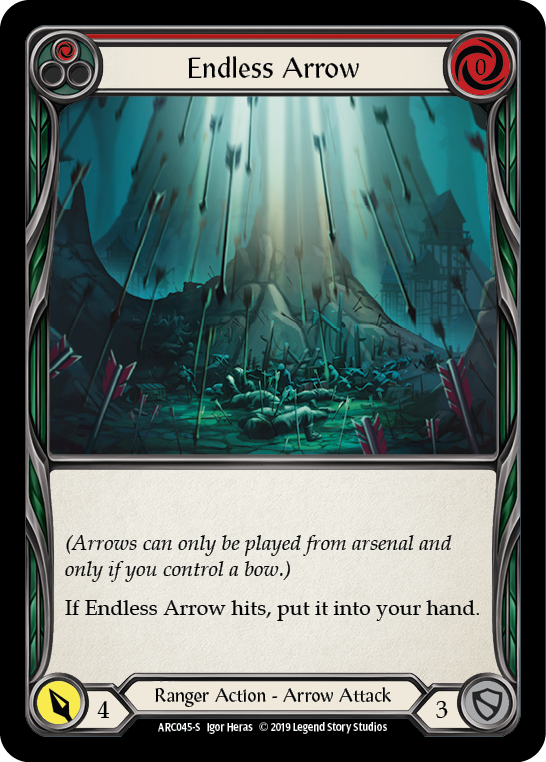Endless Arrow [ARC045-S] 1st Edition Rainbow Foil | Good Games Adelaide SA