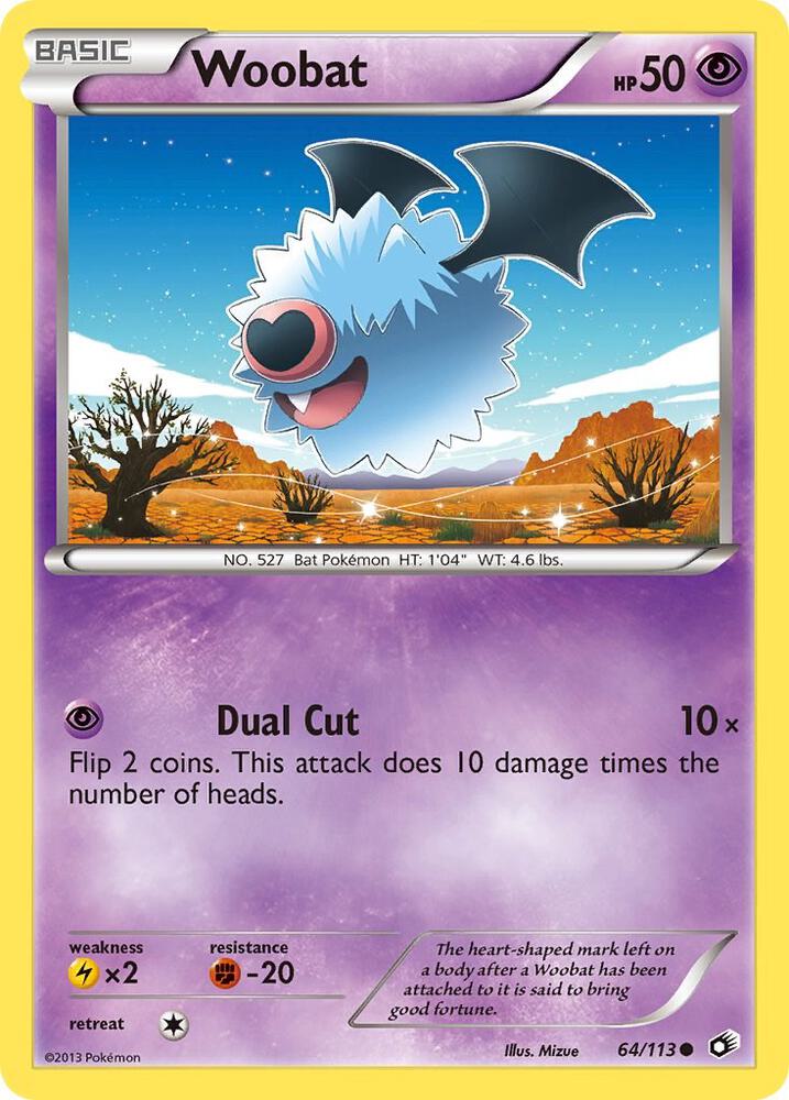 Woobat 64/113 (Legendary Treasures)  | Good Games Adelaide SA