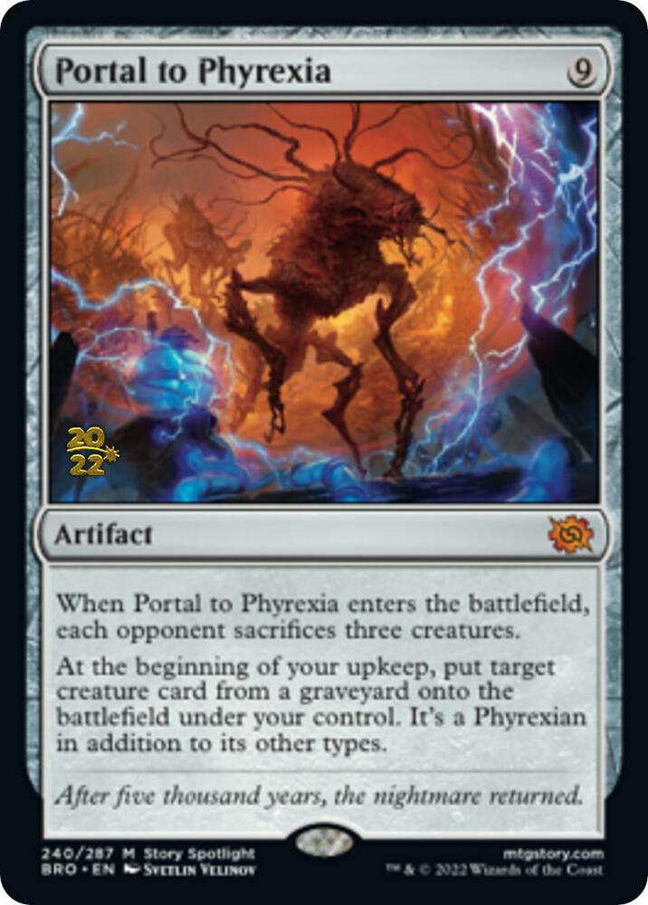 Portal to Phyrexia 240 (Prerelease Cards)  - Foil | Good Games Adelaide SA