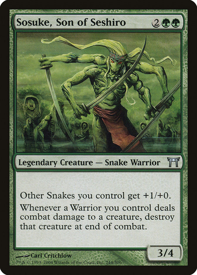 Sosuke, Son of Seshiro 244 (Champions of Kamigawa)  - Foil | Good Games Adelaide SA