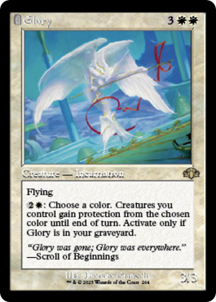 Glory Retro Frame 264 (Dominaria Remastered)  | Good Games Adelaide SA