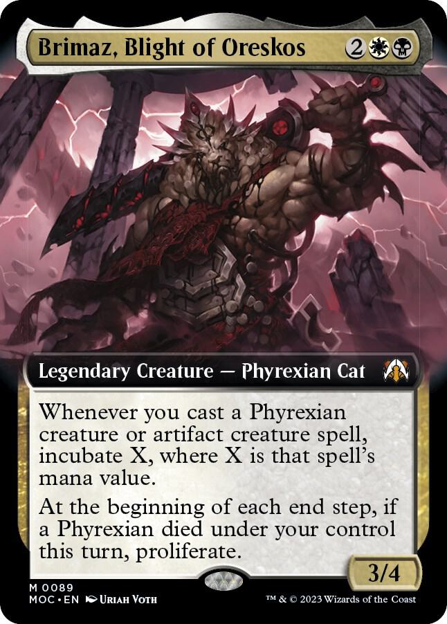Brimaz, Blight of Oreskos 89 (Commander: March of the Machine)  - Extended Art | Good Games Adelaide SA