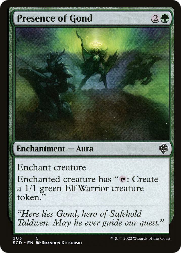 Presence of Gond 203 (Starter Commander Decks)  | Good Games Adelaide SA