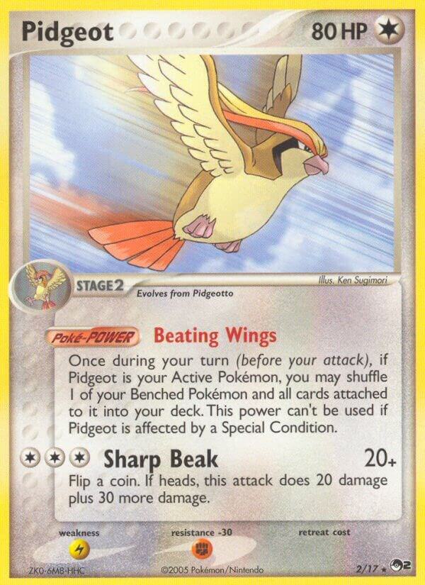Pidgeot 002/017 (POP Series 2)  | Good Games Adelaide SA
