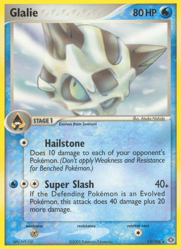 Glalie (13/106) [EX: Emerald] | Good Games Adelaide SA