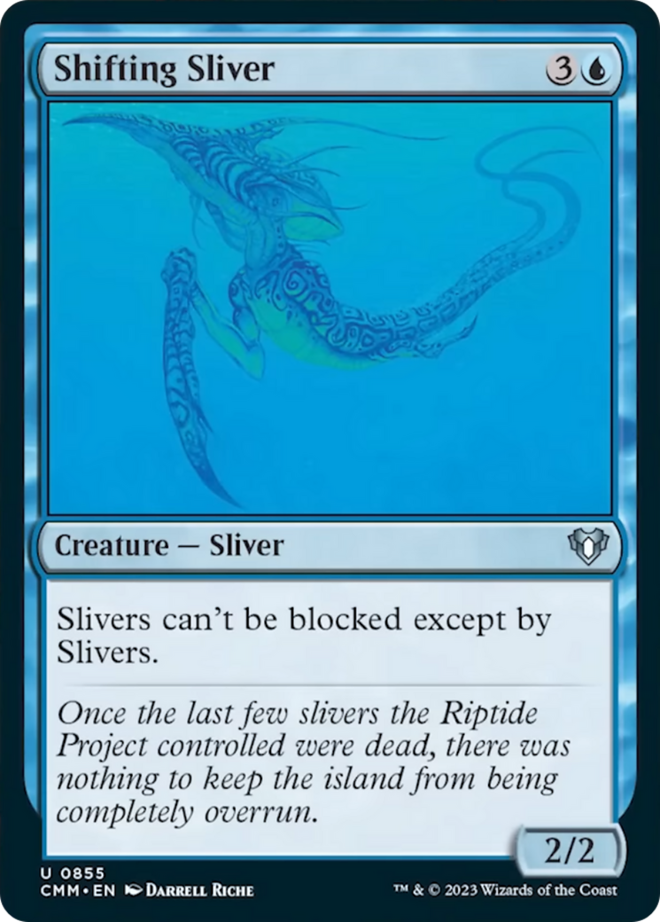 Shifting Sliver [Commander Masters] | Good Games Adelaide SA
