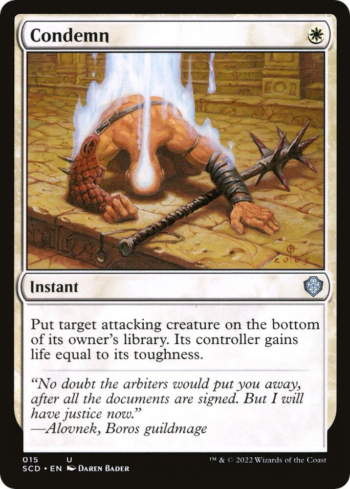 Condemn 15 (Starter Commander Decks)  | Good Games Adelaide SA