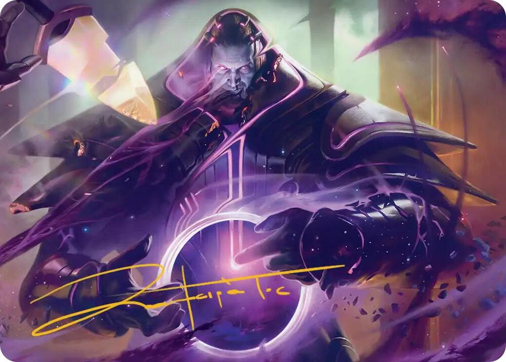 Embrace Oblivion Art Card Gold Stamped Signature 13 (Art Series: Edge of Eternities)  | Good Games Adelaide SA