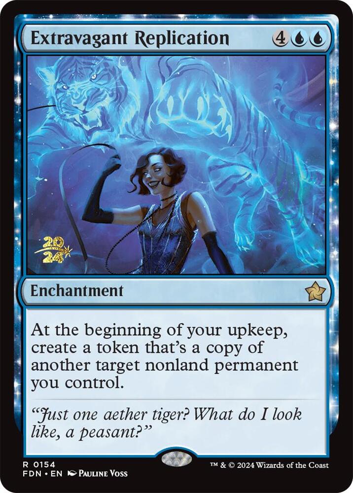Extravagant Replication 154 (Prerelease Cards)  - Foil | Good Games Adelaide SA