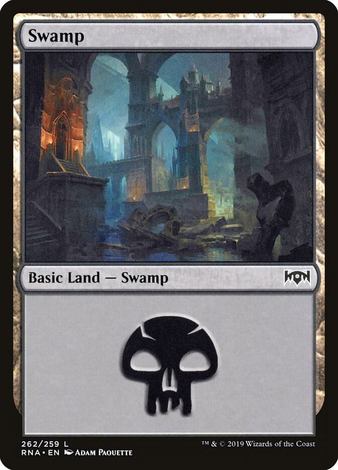 Swamp 262 (Ravnica Allegiance)  | Good Games Adelaide SA