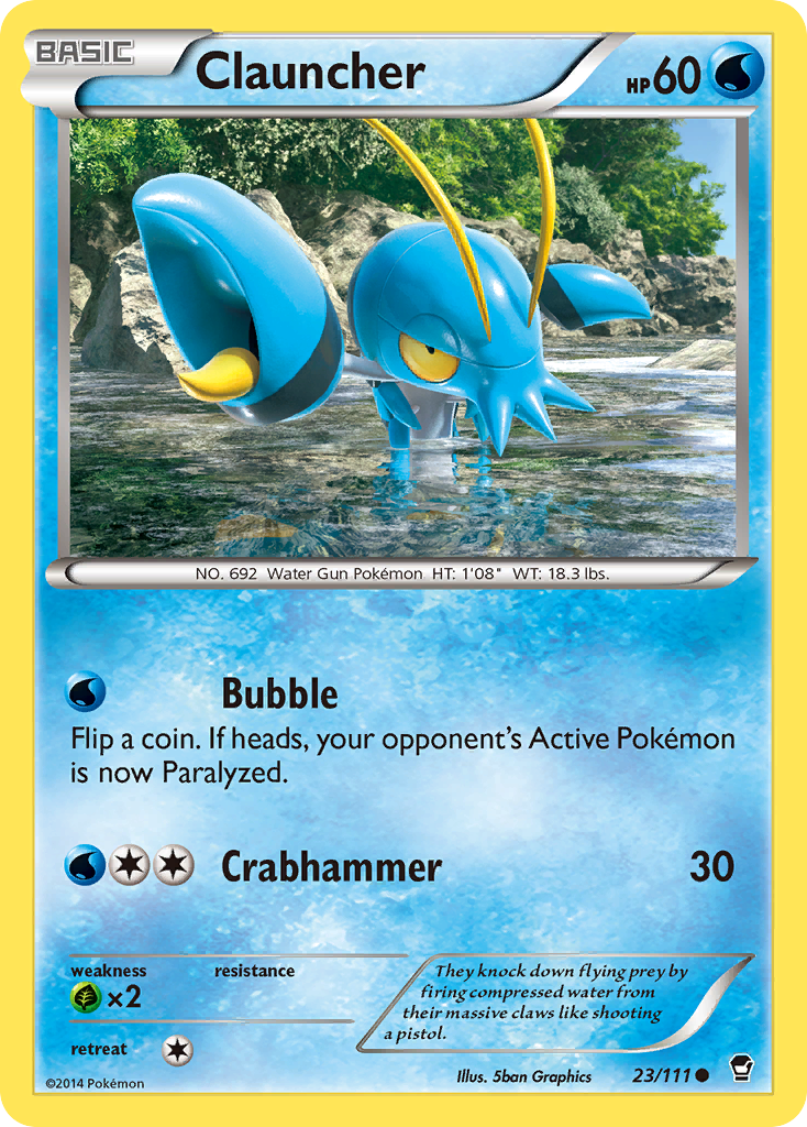 Clauncher (23/111) [XY: Furious Fists] | Good Games Adelaide SA