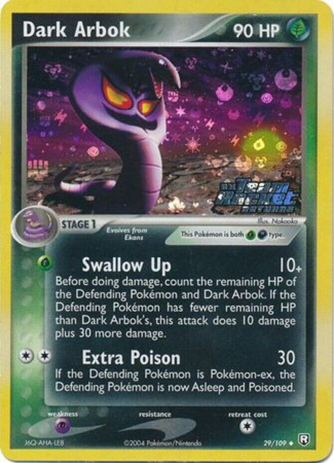 Dark Arbok (29/109) (Stamped) [EX: Team Rocket Returns] | Good Games Adelaide SA