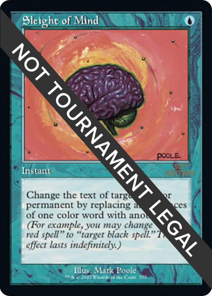 Sleight of Mind Retro Frame 375/594 (30th Anniversary Edition)  | Good Games Adelaide SA