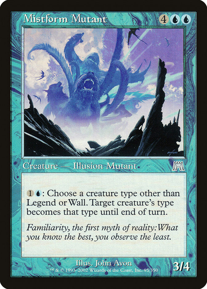 Mistform Mutant 95 (Onslaught)  - Foil | Good Games Adelaide SA