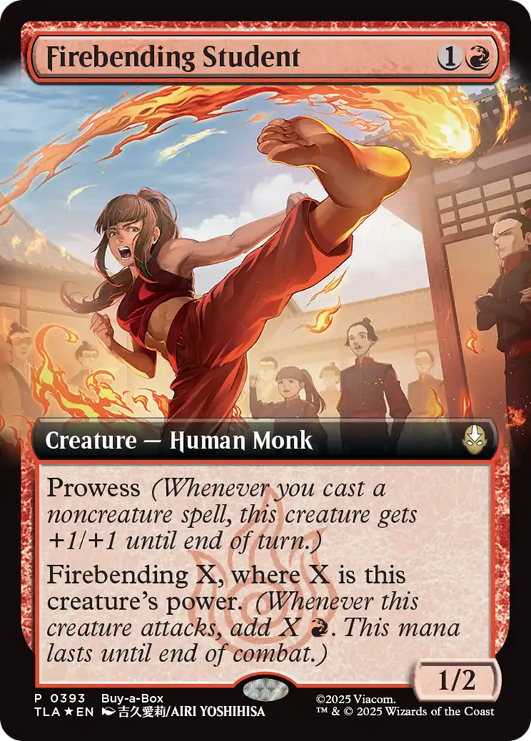 Firebending Student (Extended Art) [Avatar: The Last Airbender Promos] | Good Games Adelaide SA