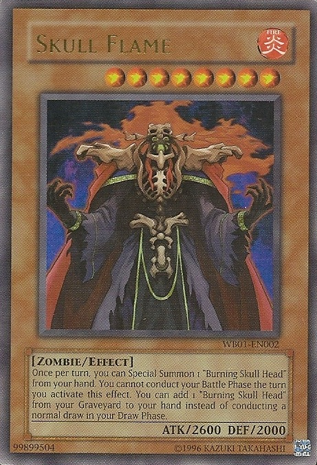 Skull Flame [WB01-EN002] Super Rare | Good Games Adelaide SA
