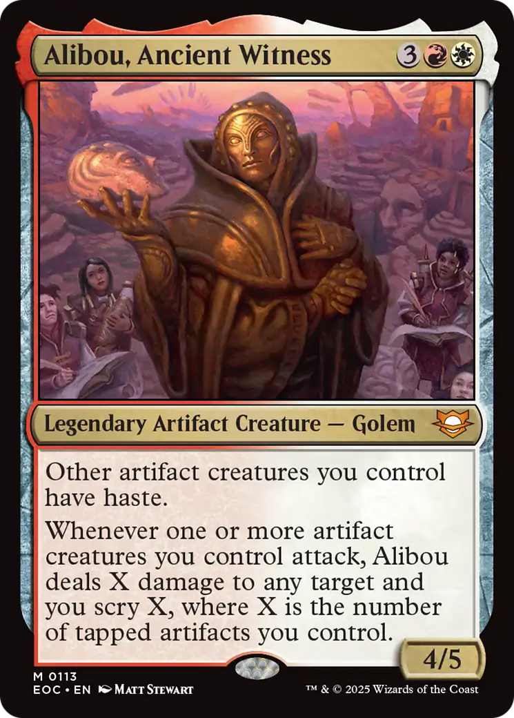 Alibou, Ancient Witness [Edge of Eternities Commander] | Good Games Adelaide SA