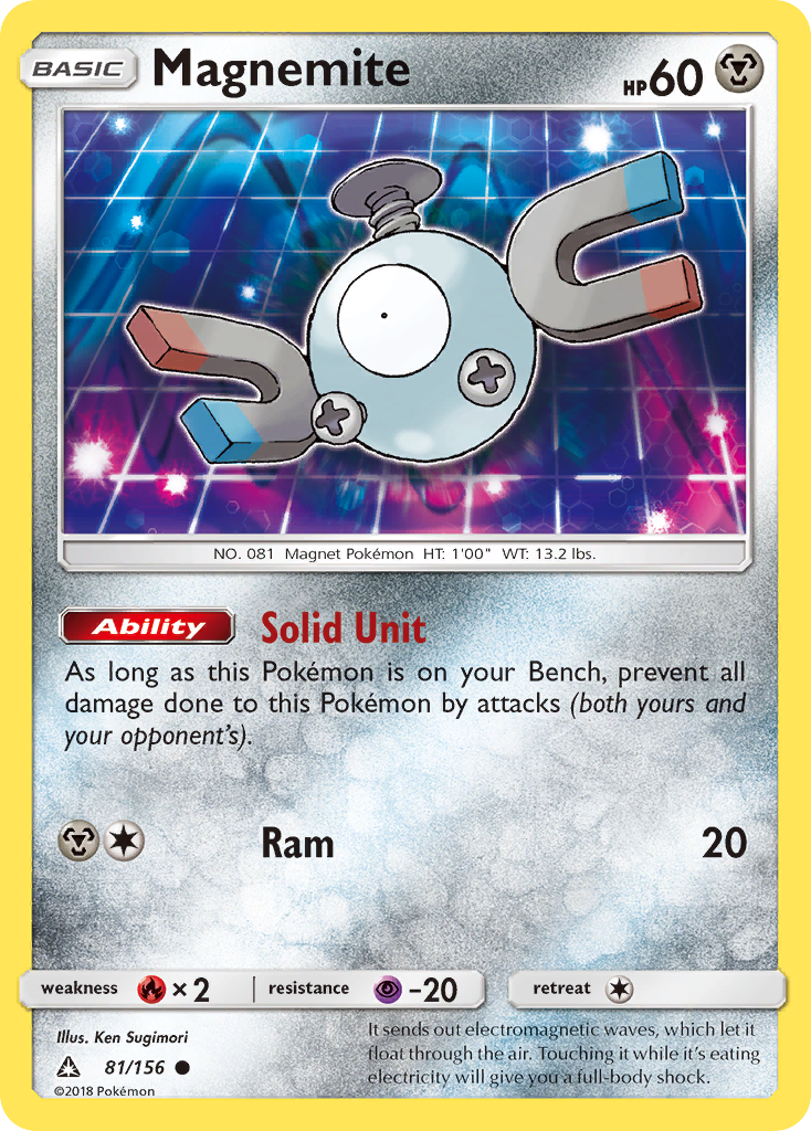 Magnemite (81/156) [Sun & Moon: Ultra Prism] | Good Games Adelaide SA