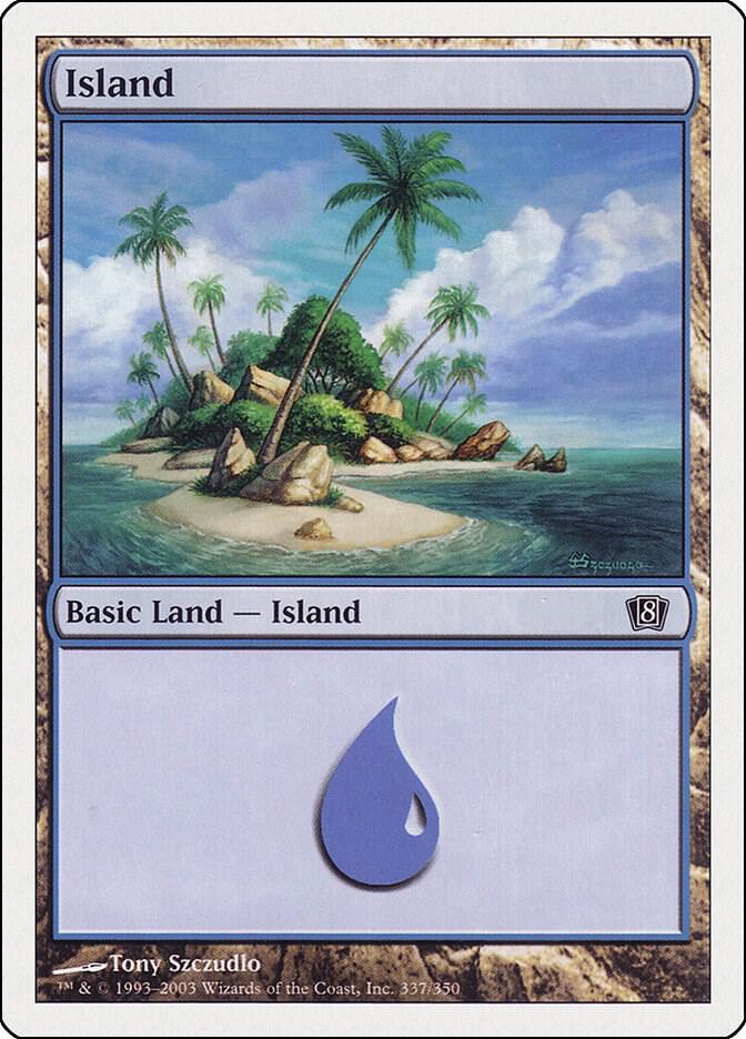 Island 337 337 (8th Edition)  - Foil | Good Games Adelaide SA