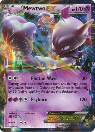 Mewtwo EX (61/162) (Jumbo Card) [XY: BREAKthrough] | Good Games Adelaide SA