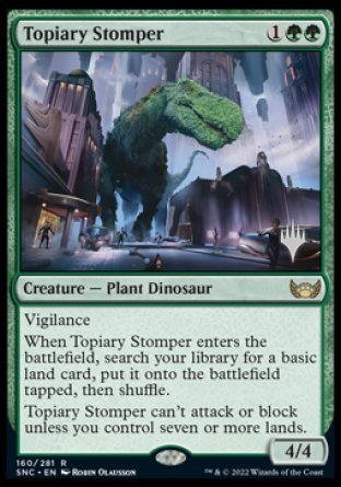 Topiary Stomper (Promo Pack) [Streets of New Capenna Promos] | Good Games Adelaide SA