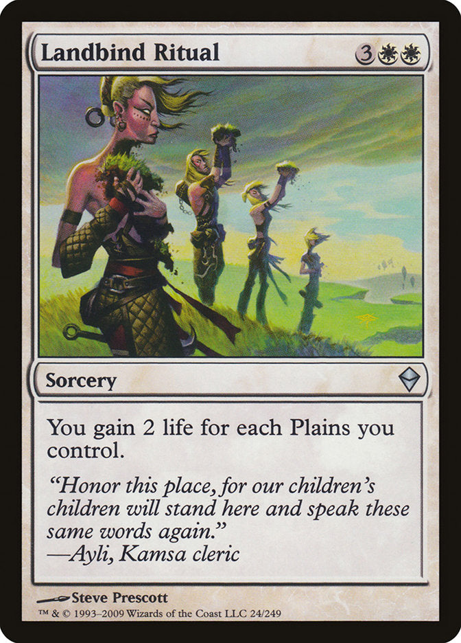 Landbind Ritual [Zendikar] | Good Games Adelaide SA