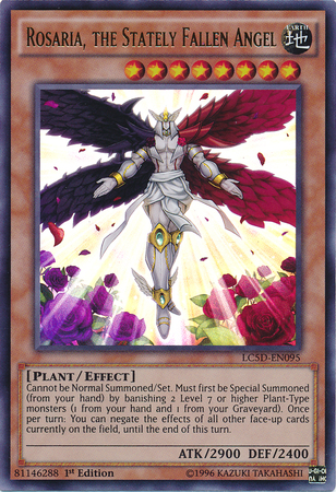 Rosaria, the Stately Fallen Angel [LC5D-EN095] Ultra Rare | Good Games Adelaide SA
