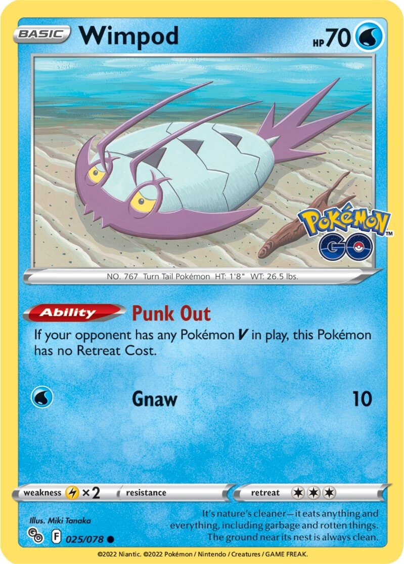 Wimpod (025/078) [Pokémon GO] | Good Games Adelaide SA