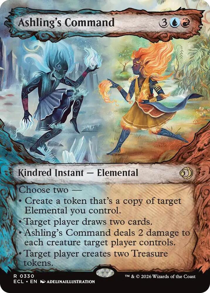 Ashlings Command  330/408 (Lorwyn Eclipsed)  - Showcase Foil | Good Games Adelaide SA
