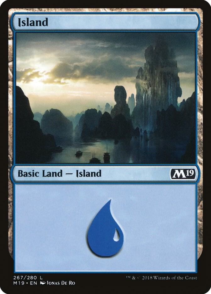 Island 267 (Core Set 2019)  - Foil | Good Games Adelaide SA