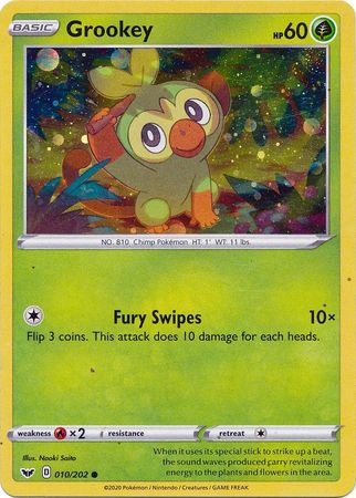 Grookey (010/202) (Cosmos Holo) [Sword & Shield: Base Set] | Good Games Adelaide SA