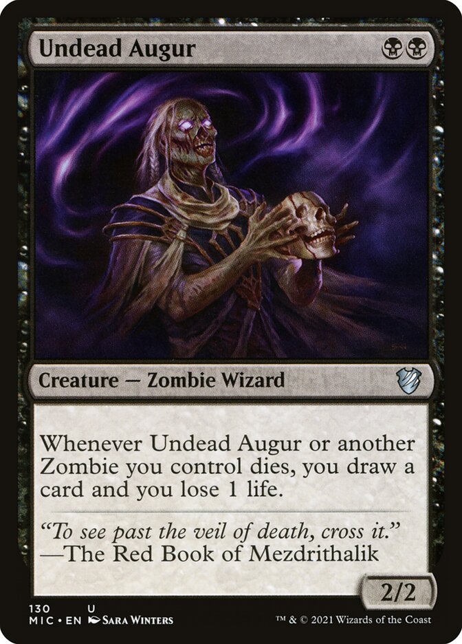 Undead Augur 130 (Commander: Innistrad: Midnight Hunt)  | Good Games Adelaide SA