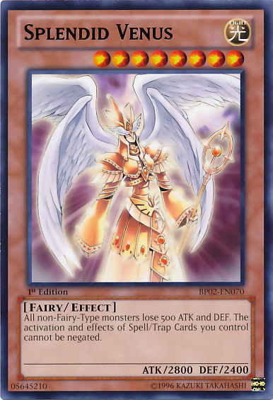 Splendid Venus [BP02-EN070] Mosaic Rare | Good Games Adelaide SA