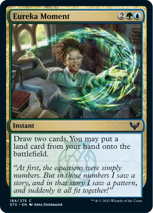 Eureka Moment 184 (Strixhaven: School of Mages)  - Foil | Good Games Adelaide SA