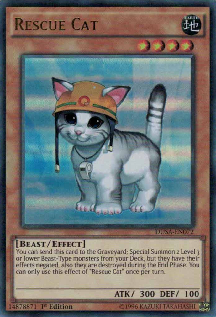Rescue Cat [DUSA-EN072] Ultra Rare | Good Games Adelaide SA