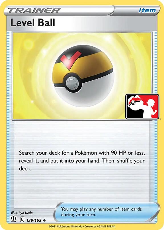Level Ball Series 1/2 129/163 (Prize Pack Series Cards)  - Holofoil | Good Games Adelaide SA