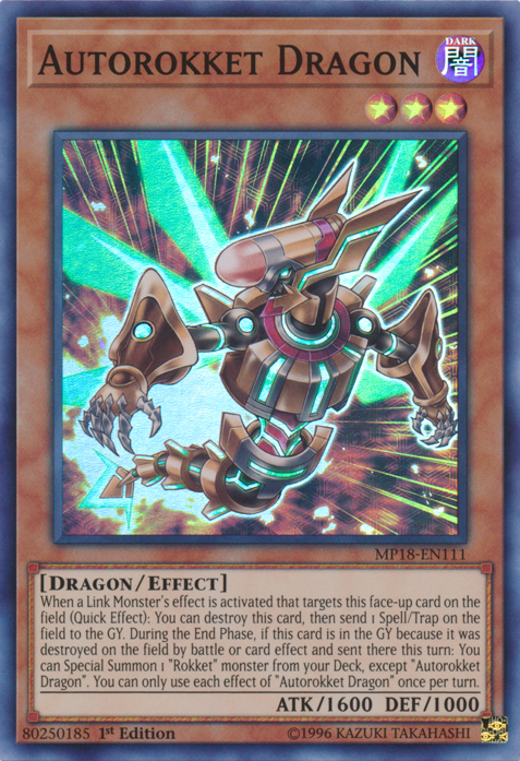 Autorokket Dragon [MP18-EN111] Super Rare | Good Games Adelaide SA