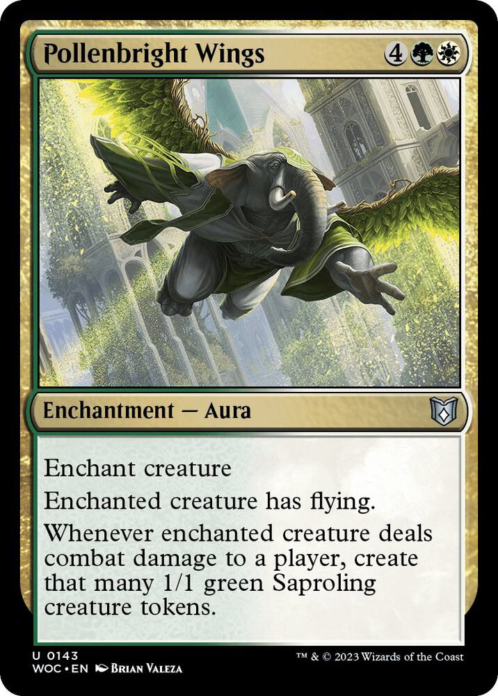 Pollenbright Wings 143 (Commander: Wilds of Eldraine)  | Good Games Adelaide SA