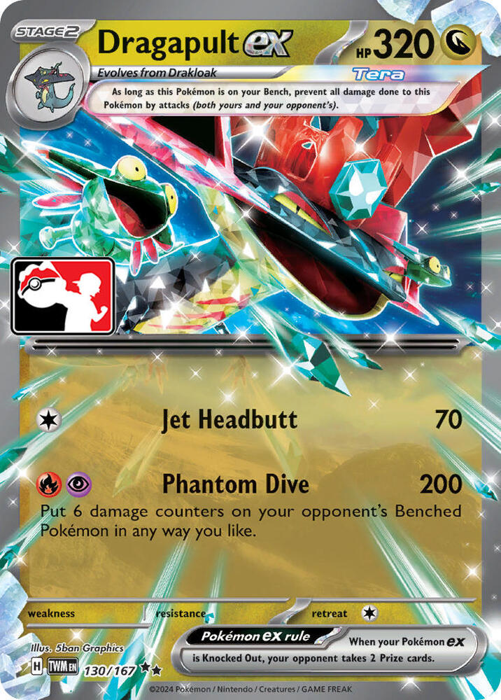 Dragapult ex Series 6 130/167 (Prize Pack Series Cards)  - Holofoil | Good Games Adelaide SA