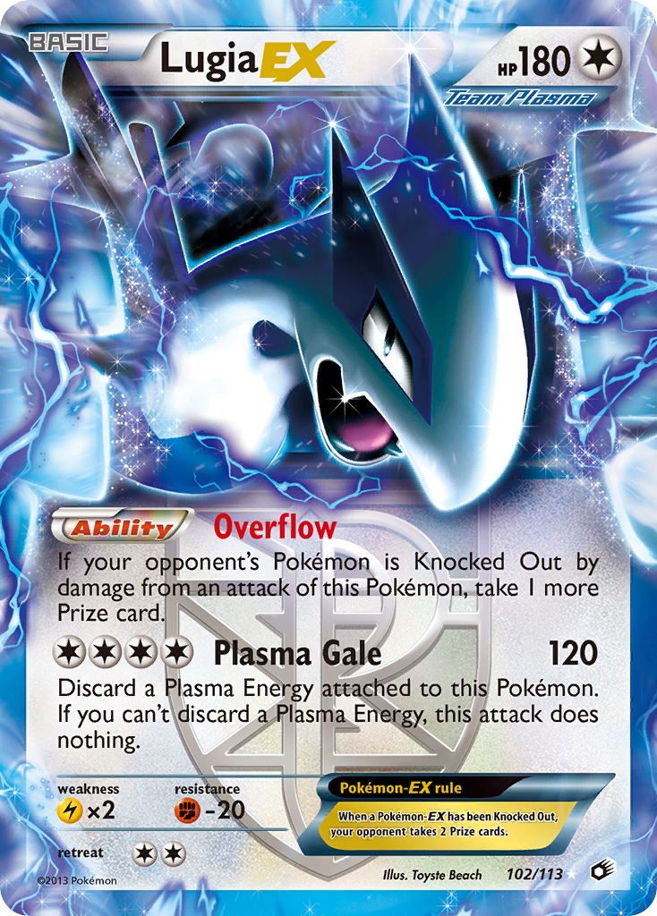 Lugia EX (102/113) [Black & White: Legendary Treasures] | Good Games Adelaide SA