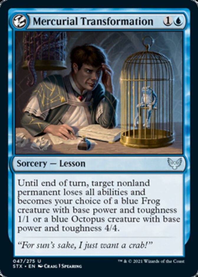 Mercurial Transformation [Strixhaven: School of Mages] | Good Games Adelaide SA