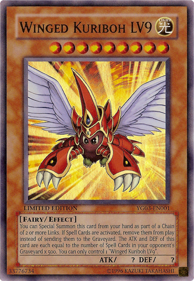 Winged Kuriboh LV9 [YG03-EN001] Ultra Rare | Good Games Adelaide SA