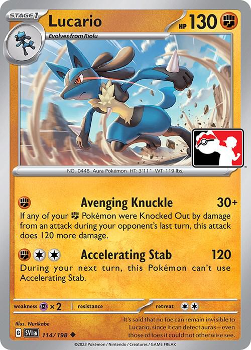 Lucario Series 3 114/198 (Prize Pack Series Cards)  | Good Games Adelaide SA
