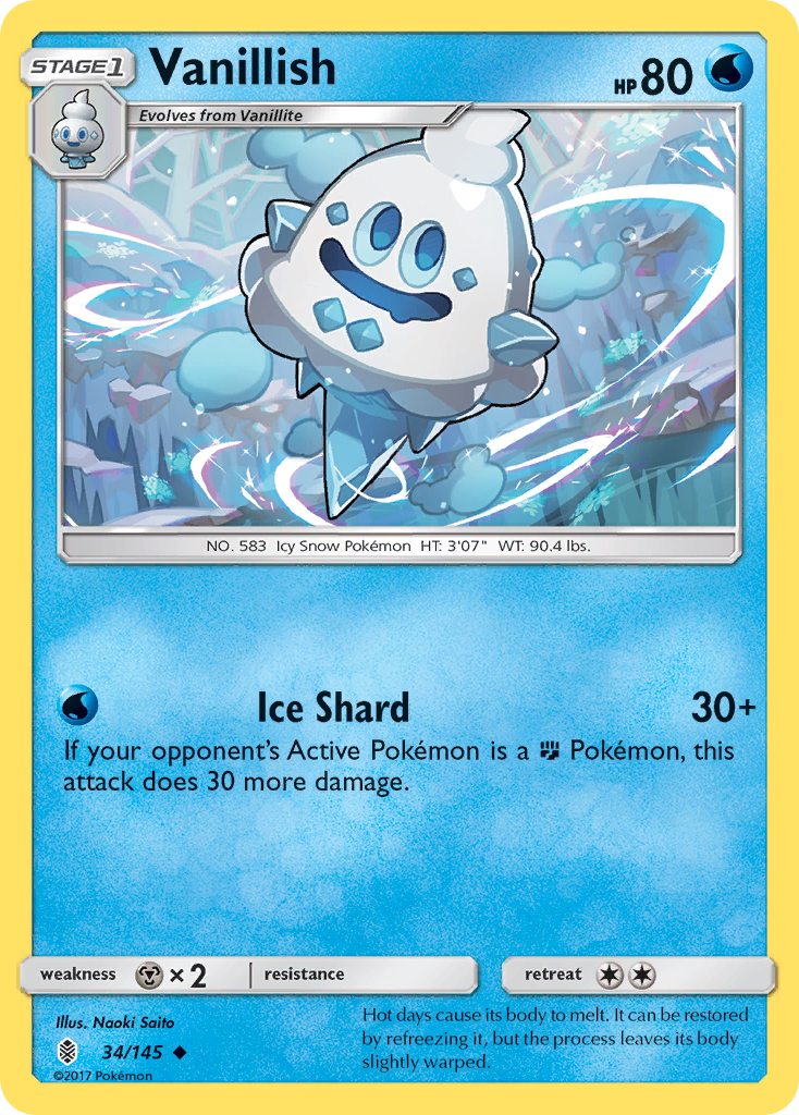 Vanillish (34/145) [Sun & Moon: Guardians Rising] | Good Games Adelaide SA